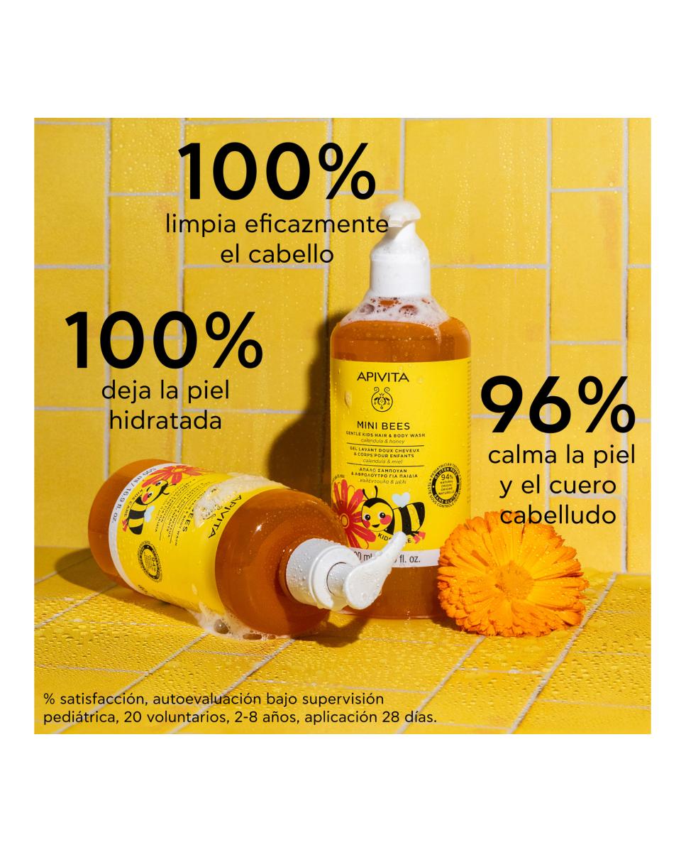 Gel & Champú Suave Para Niños 500 Ml Apivita - 500 ml 4