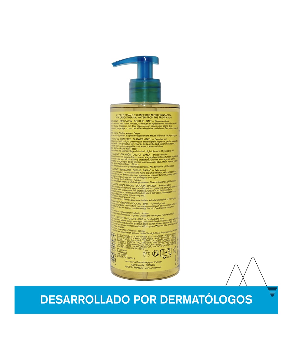 Aceite Lavante 1000 ml Uriage - 1 L 3
