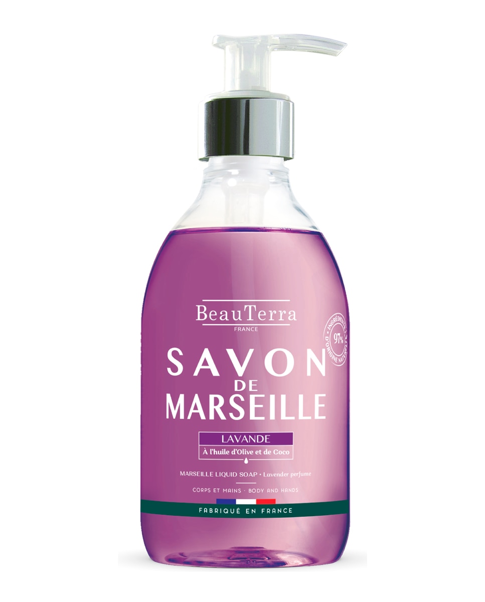 Beauterra - Jabón Marsella Lavanda 300 ml Beauterra.