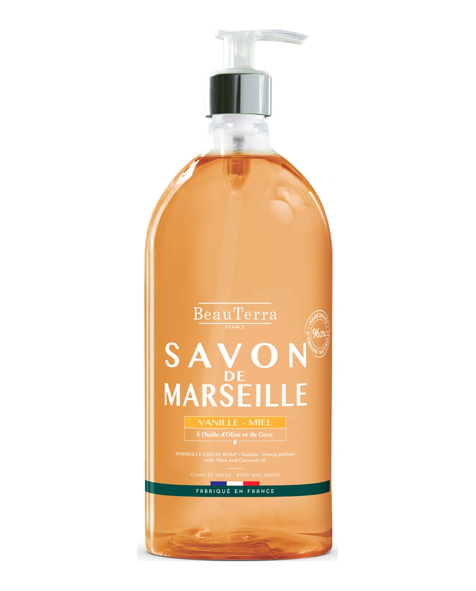 Beauterra - Jabón Marsella Vainilla Miel 1 l Beauterra.