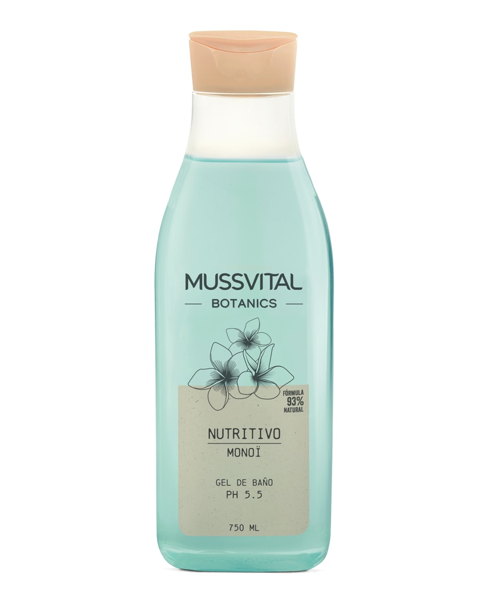 Imagen 0 de Gel Monoï Botanics 750 Ml Mussvital Botanics