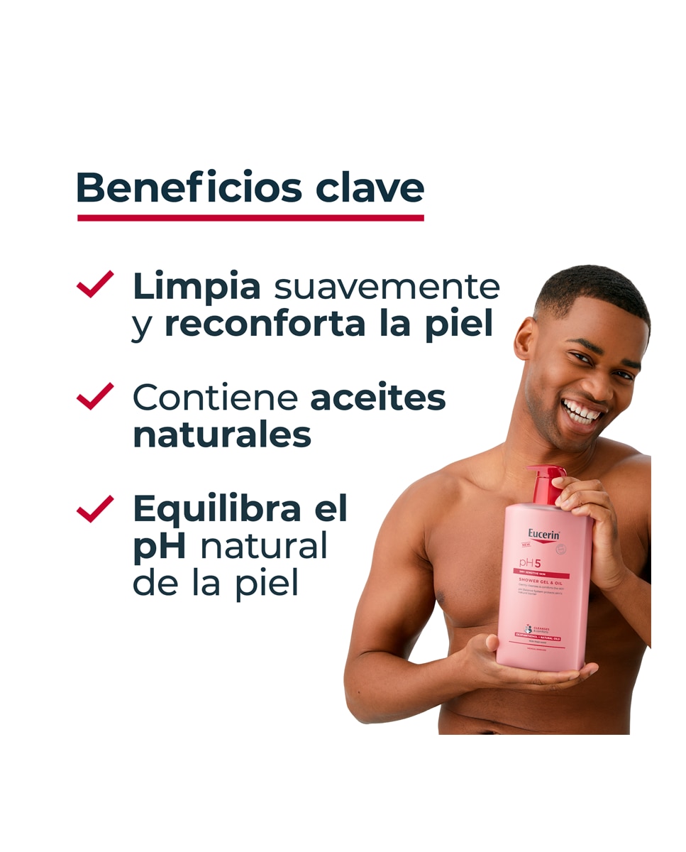 Gel de Ducha Oleo Reconfortante Eucerin - 1000 ml 2