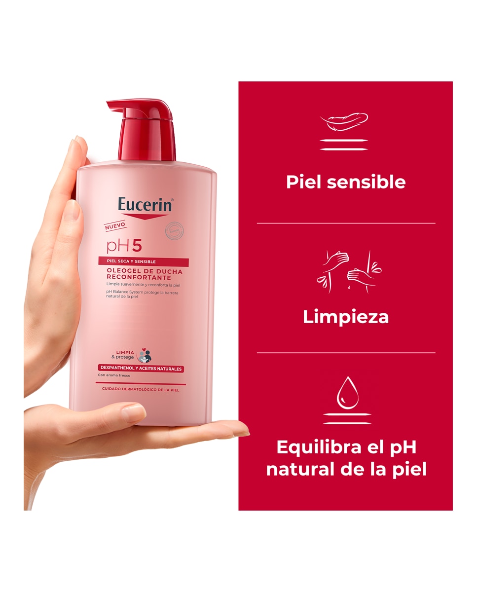 Gel de Ducha Oleo Reconfortante Eucerin - 1000 ml 4
