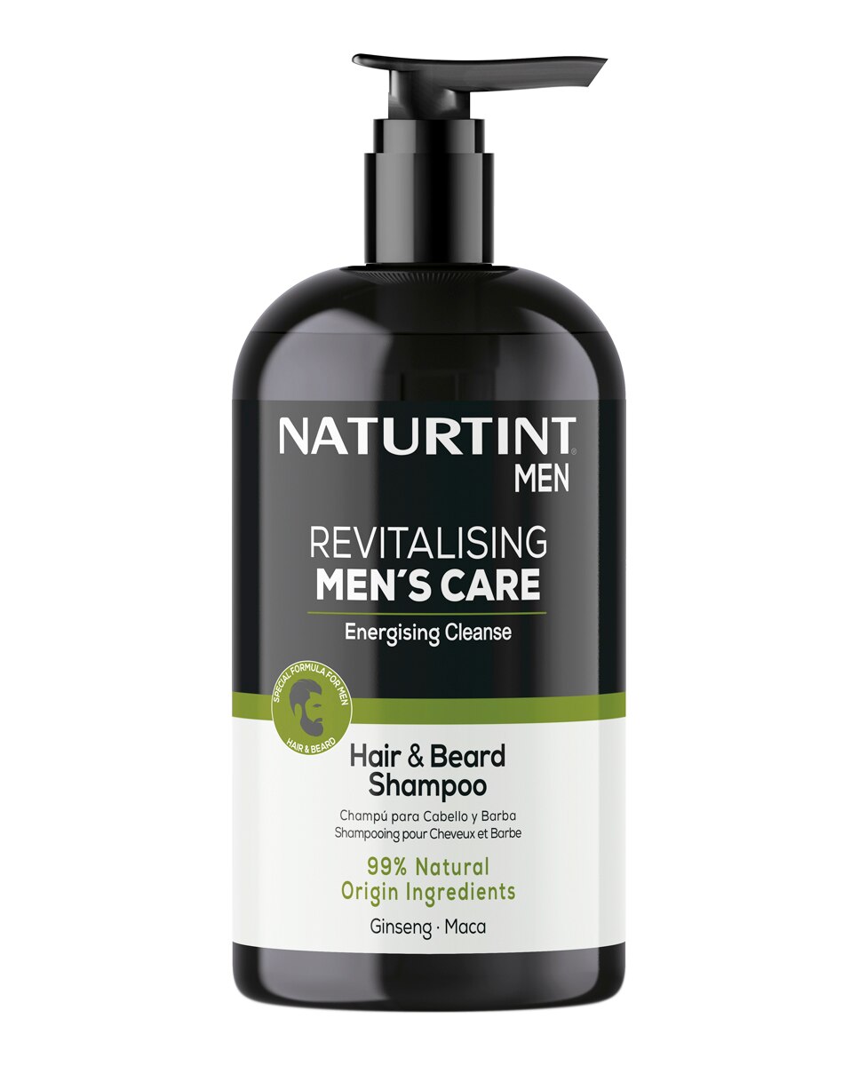 Imagen 0 de Champú Cabello Barba Anticaída Energizante 500 ml Naturtint Men