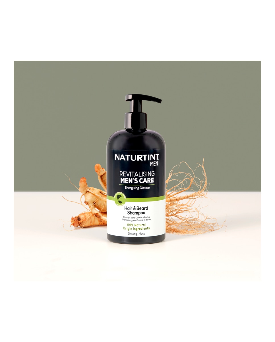 Imagen 5 de Champú Cabello Barba Anticaída Energizante 500 ml Naturtint Men - 500 ml