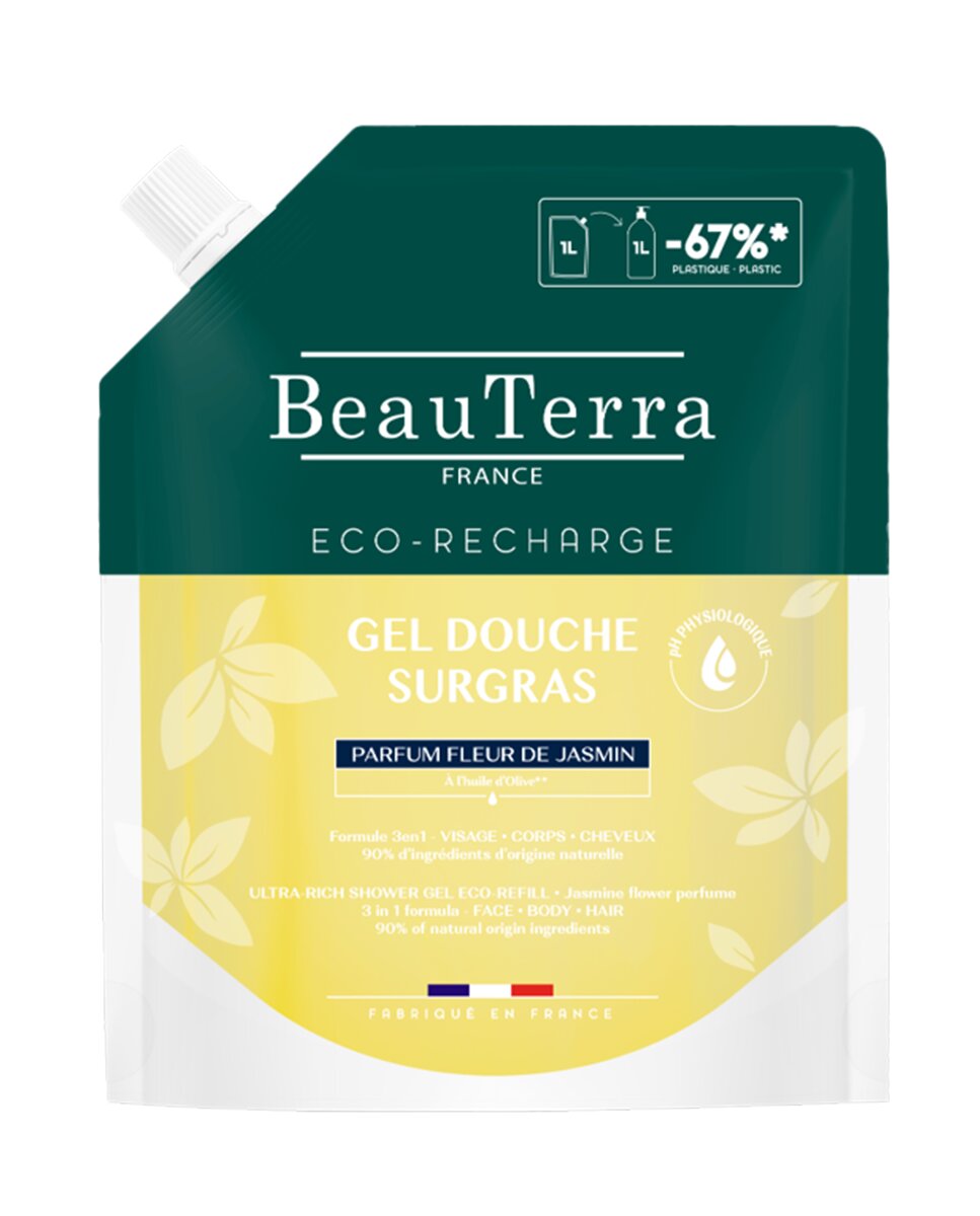 Beauterra - Recarga Gel Ducha Flor Jazmín Beauterra.