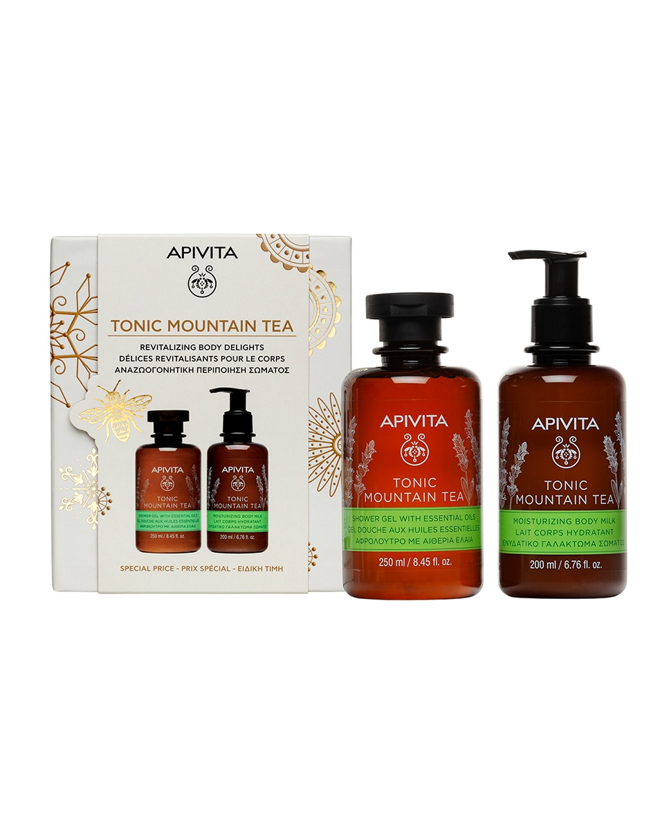 Apivita - Estuche De Regalo Gel De Ducha Tonic Mountain Tea Apivita.