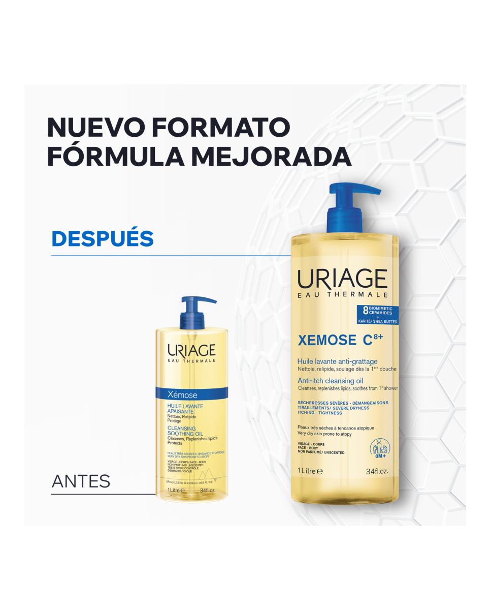 Aceite Limpiador Anti-picor Xemose C8+ Uriage - 500 ml 9