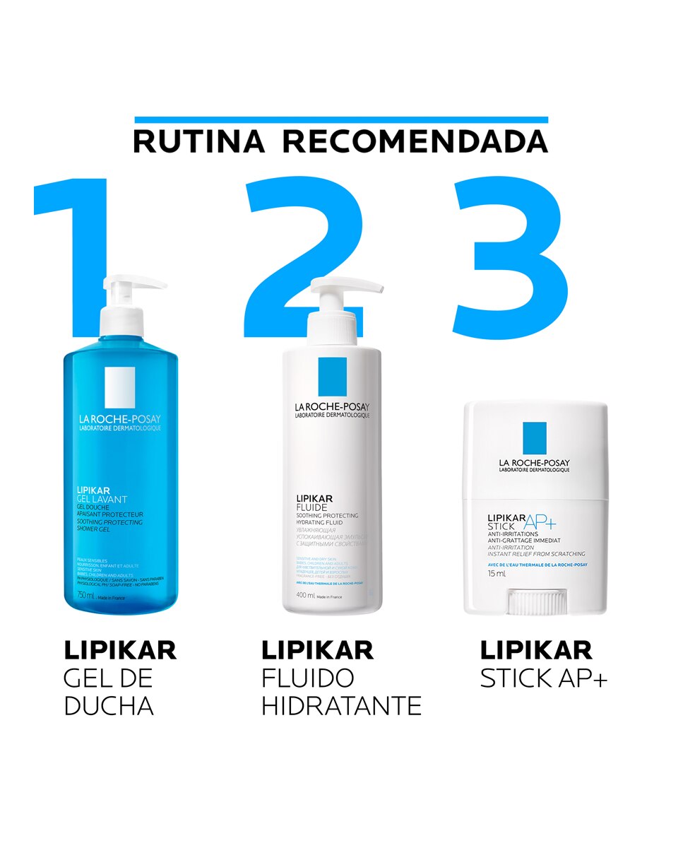 Gel de Ducha Calmante Lipikar Gel Lavant La Roche Posay - 750 ml 8