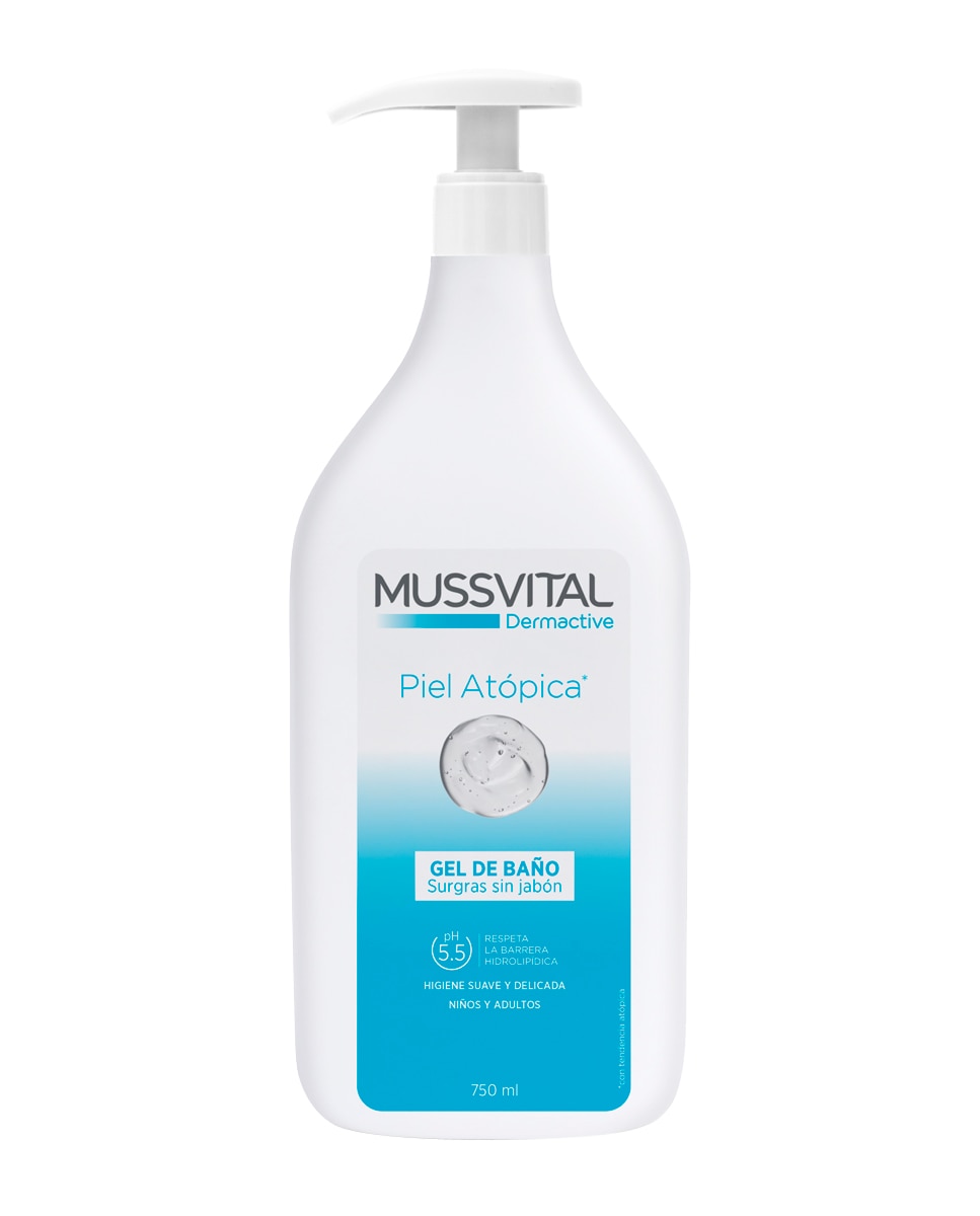 Imagen 1 de Gel de baño Dermactive Piel Atopica 750 ml Mussvital