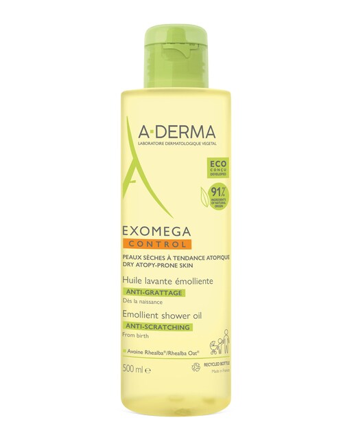 Imagen 0 de Aceite Limpiador Emoliente Exomega Control 500 ml A-Derma
