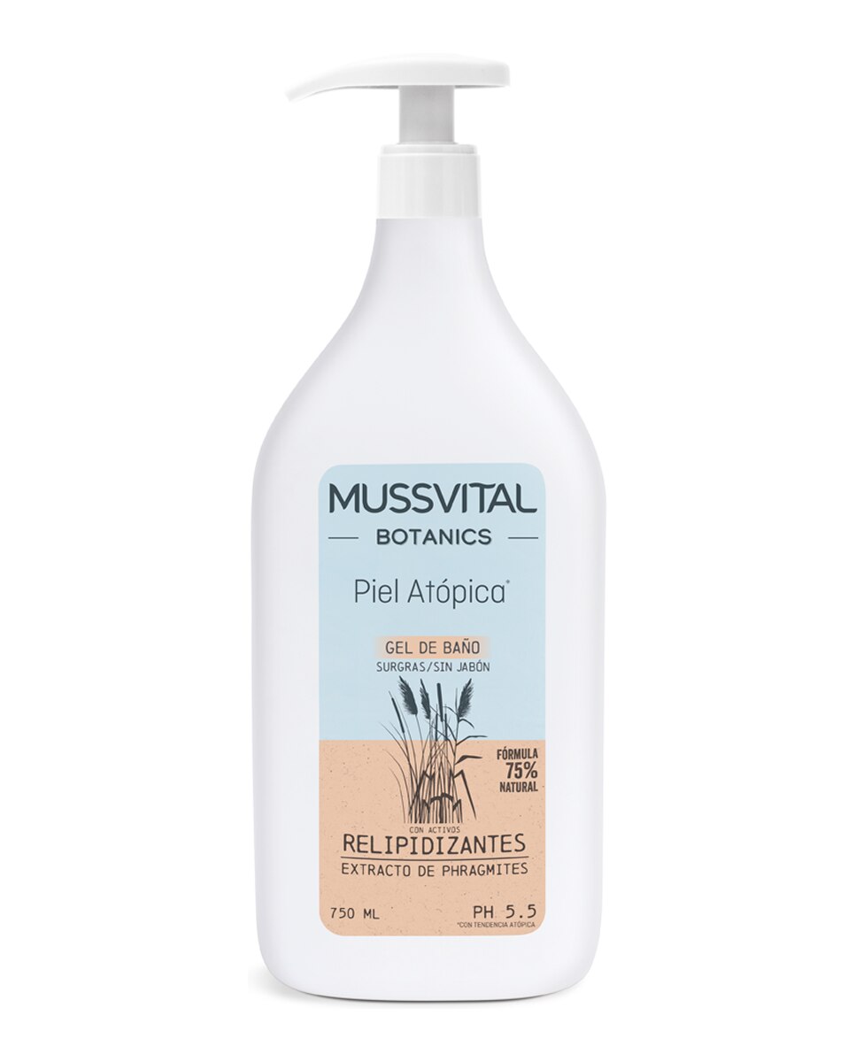 Imagen 0 de Gel de Baño Pieles Atópicas 750 ml Mussvital Botanics