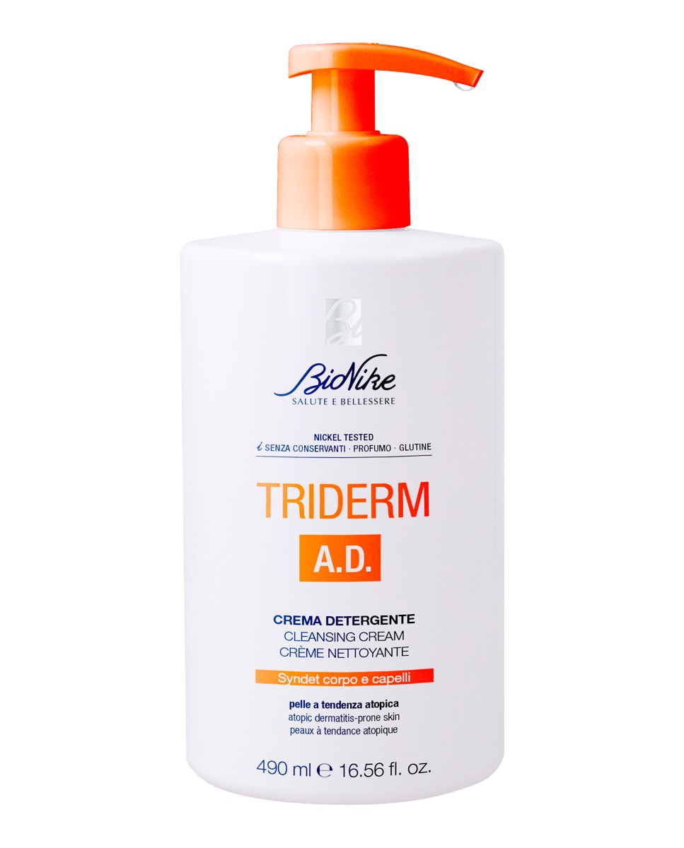 Imagen 0 de Crema limpiadora Triderm A.D. 490 ml Bionike