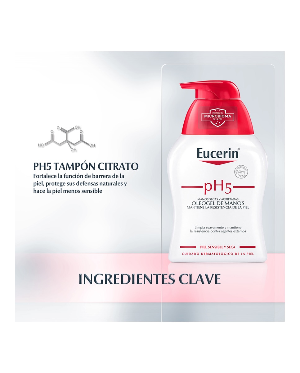 Oleogel de manos pH5 Eucerin® - 200 ml 4