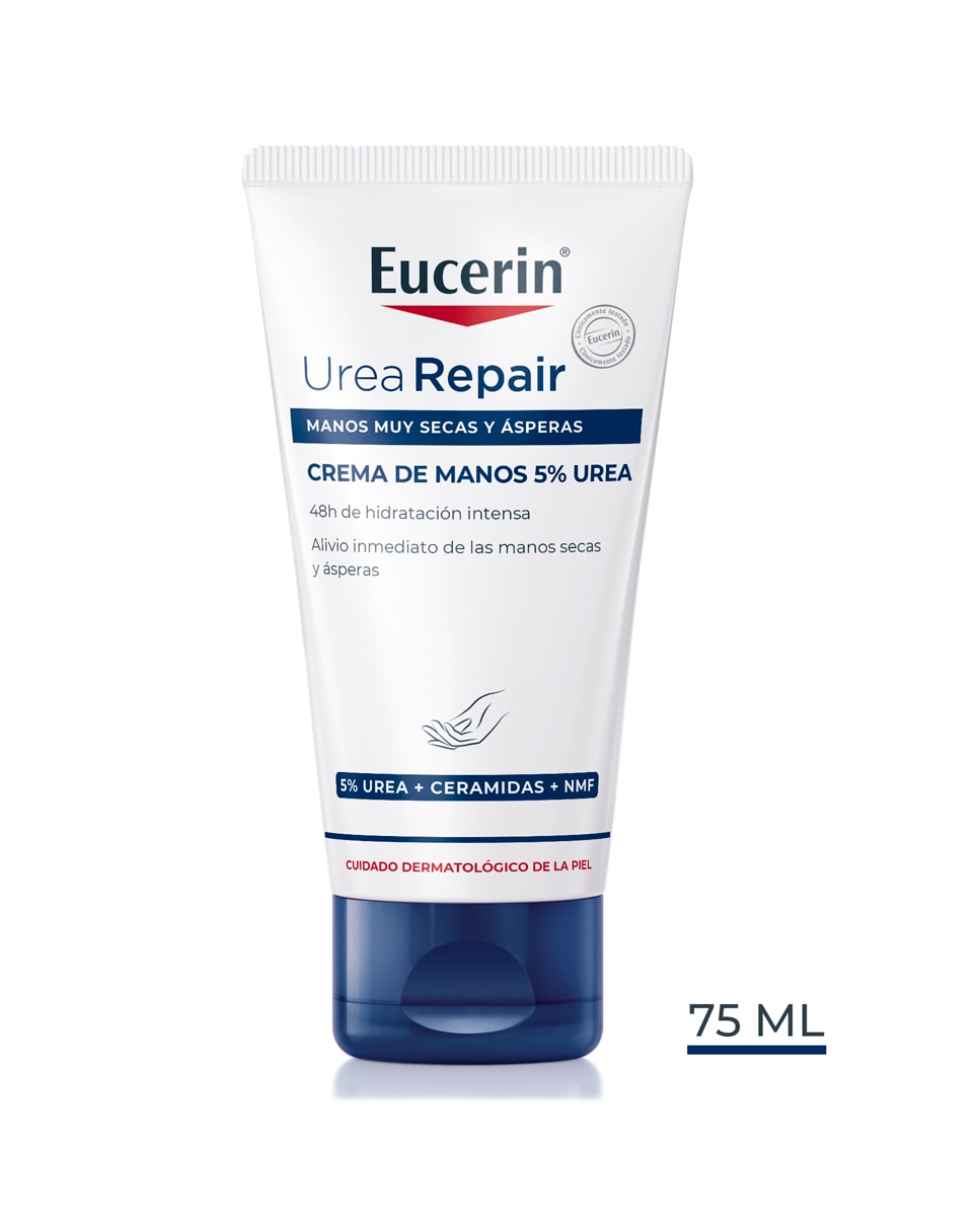Crema de manos Urea 5 % UreaRepair 75 ml Eucerin - 100 ml 2