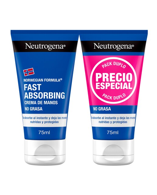 Imagen 0 de Pack Crema de Manos Rápida Absorbción para Pieles Secas y Agrietadas Fórmula Noruega Neutrogena