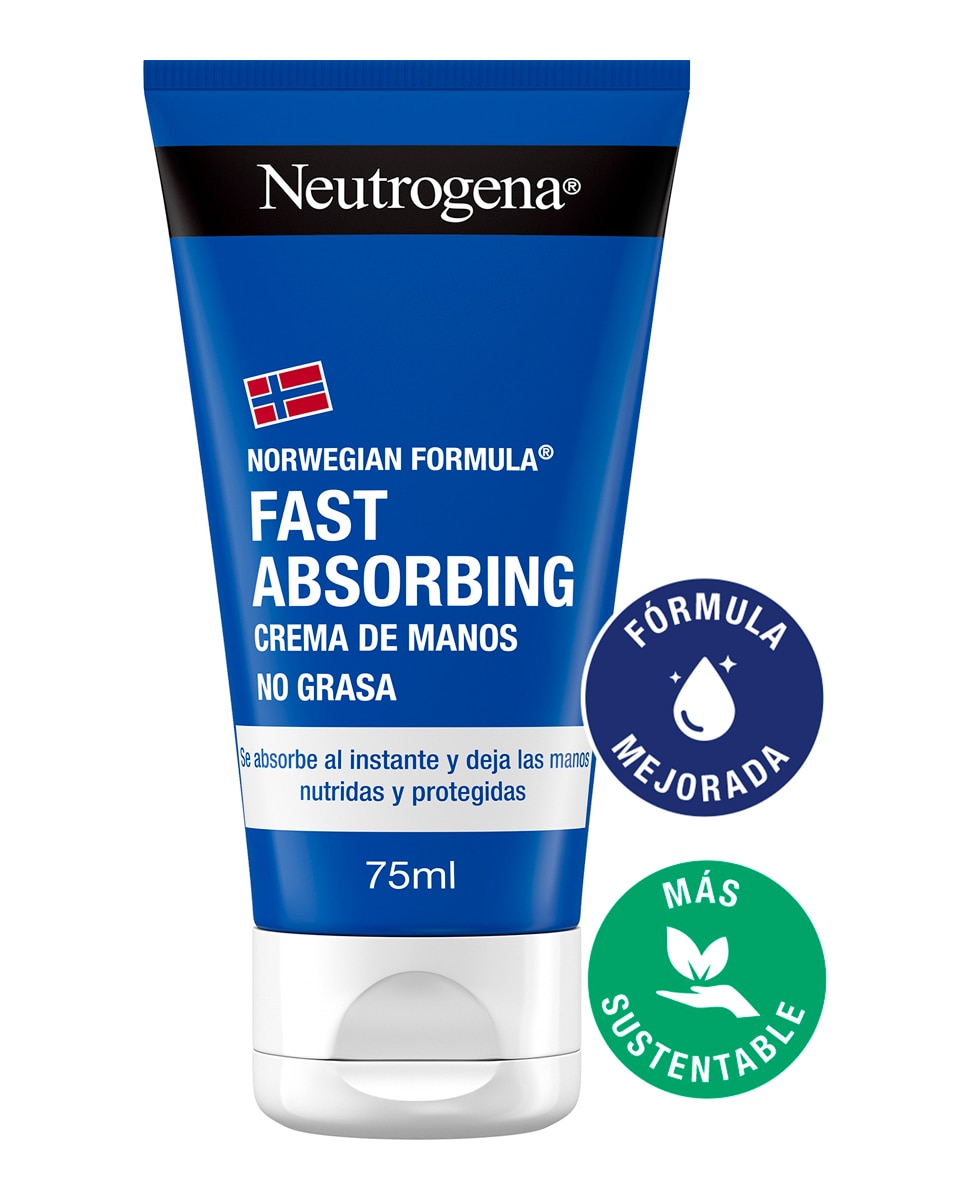 Pack Crema de Manos Rápida Absorbción para Pieles Secas y Agrietadas Fórmula Noruega Neutrogena 7