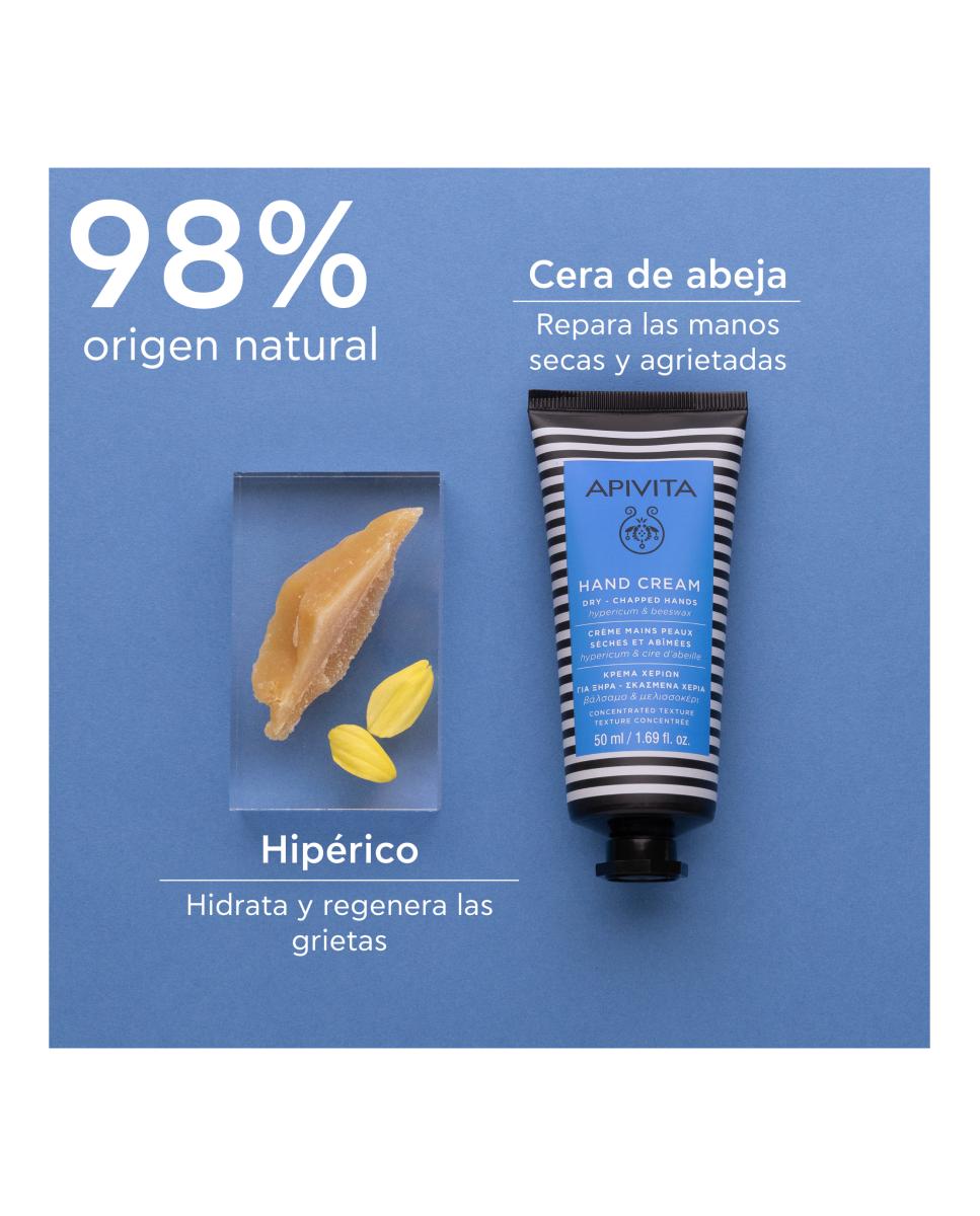 Crema De Manos Para Manos Secas Y A Grietadas 50 Ml Apivita 3