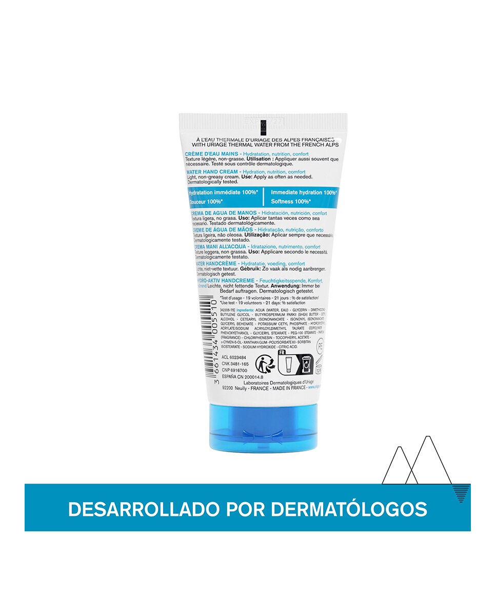 Crema de Manos Hidratante Eau Thermale 50 ml Uriage - 50 ml 2