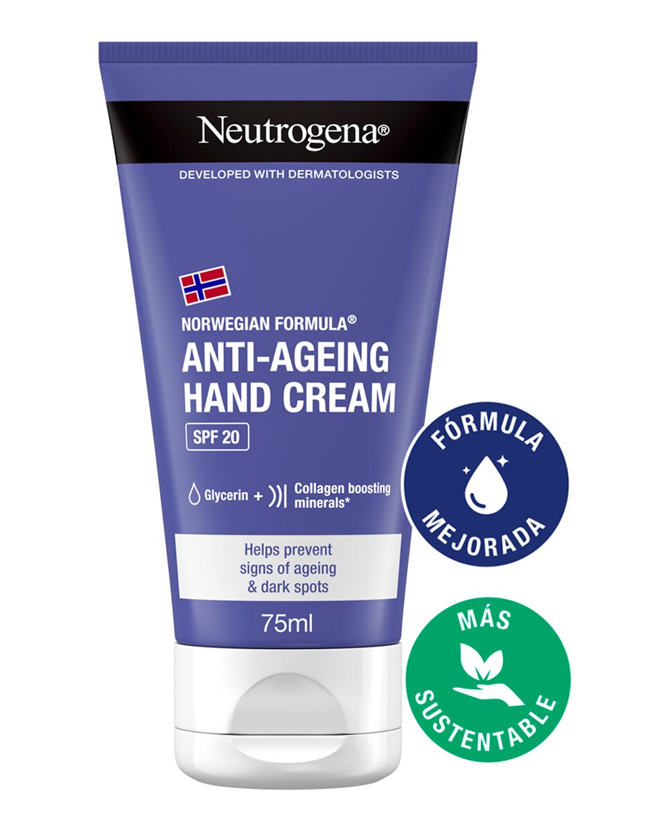 Crema de Manos Anti Edad Elasticidad Intensa SPF 20 2 x 75 ml Neutrogena 2