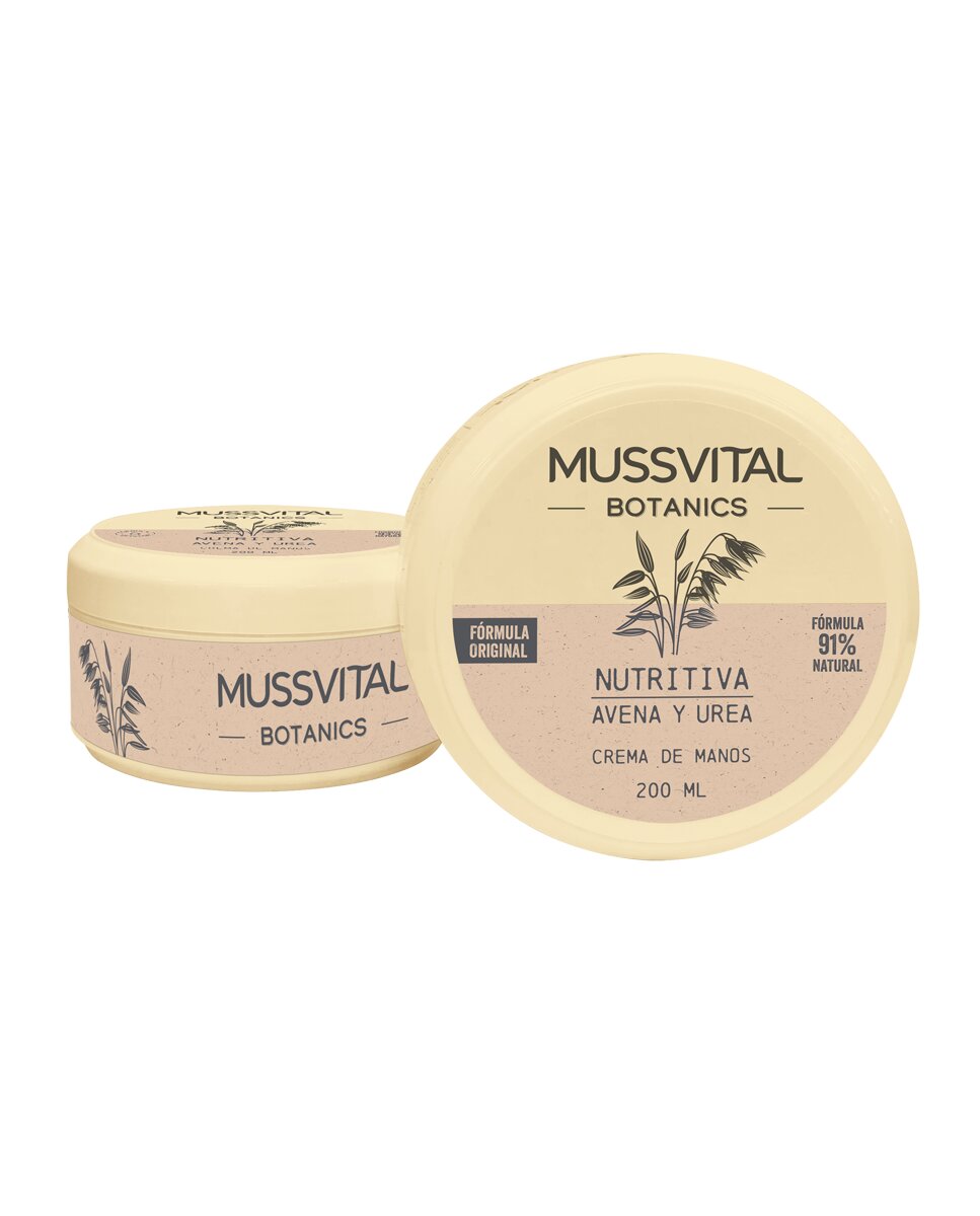 Crema Manos Avena y Urea 200 ml Mussvital Botanics - 200 ml 2