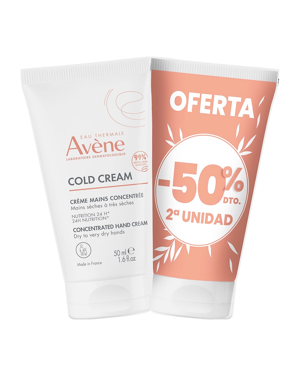 Avène - Pack Crema de manos hidratante Cold Cream Avène.