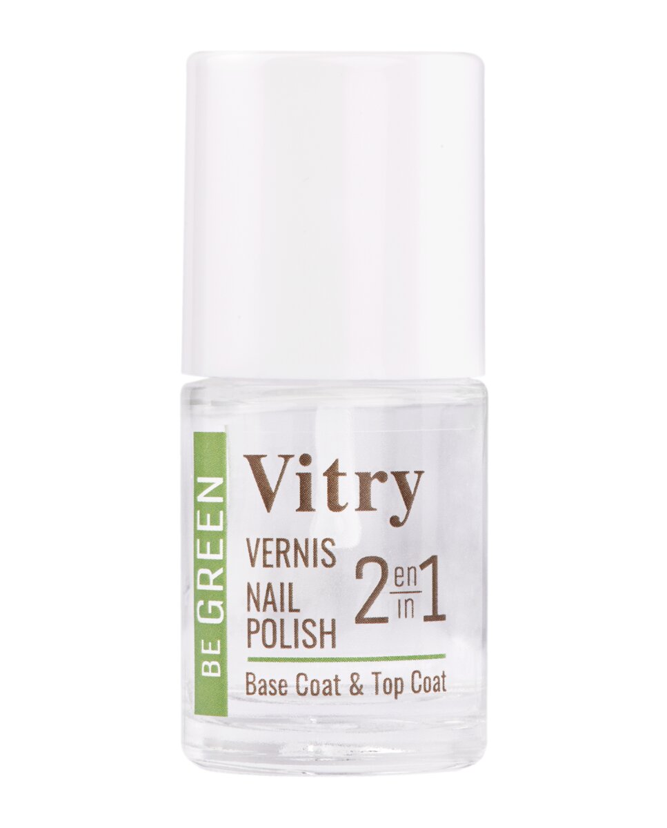 Vitry - Esmalte Be Green 2 en 1 Base Coat & Top Coat Vitry.