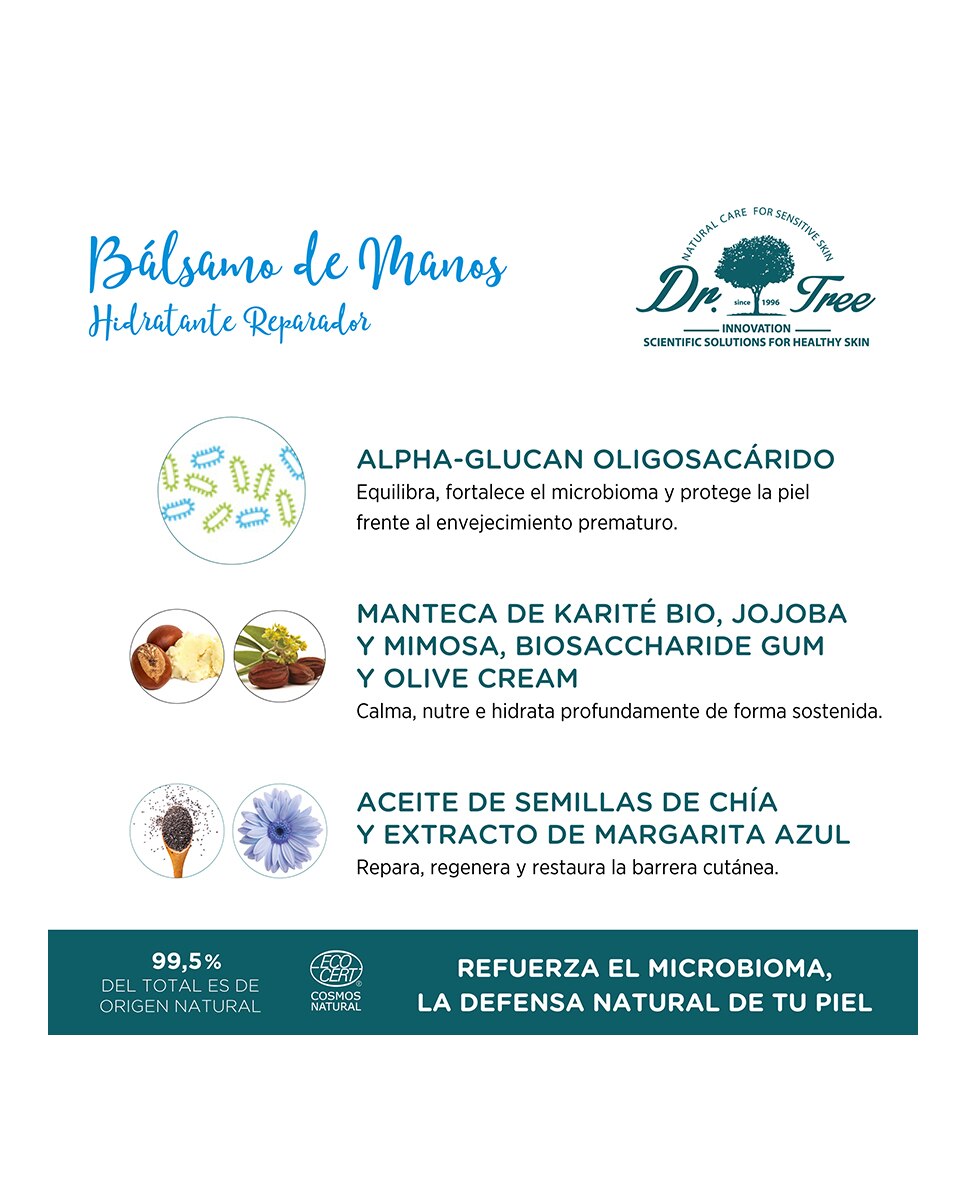 Eco Bálsamo De Manos Reparador Dr. Tree - 50 ml 2