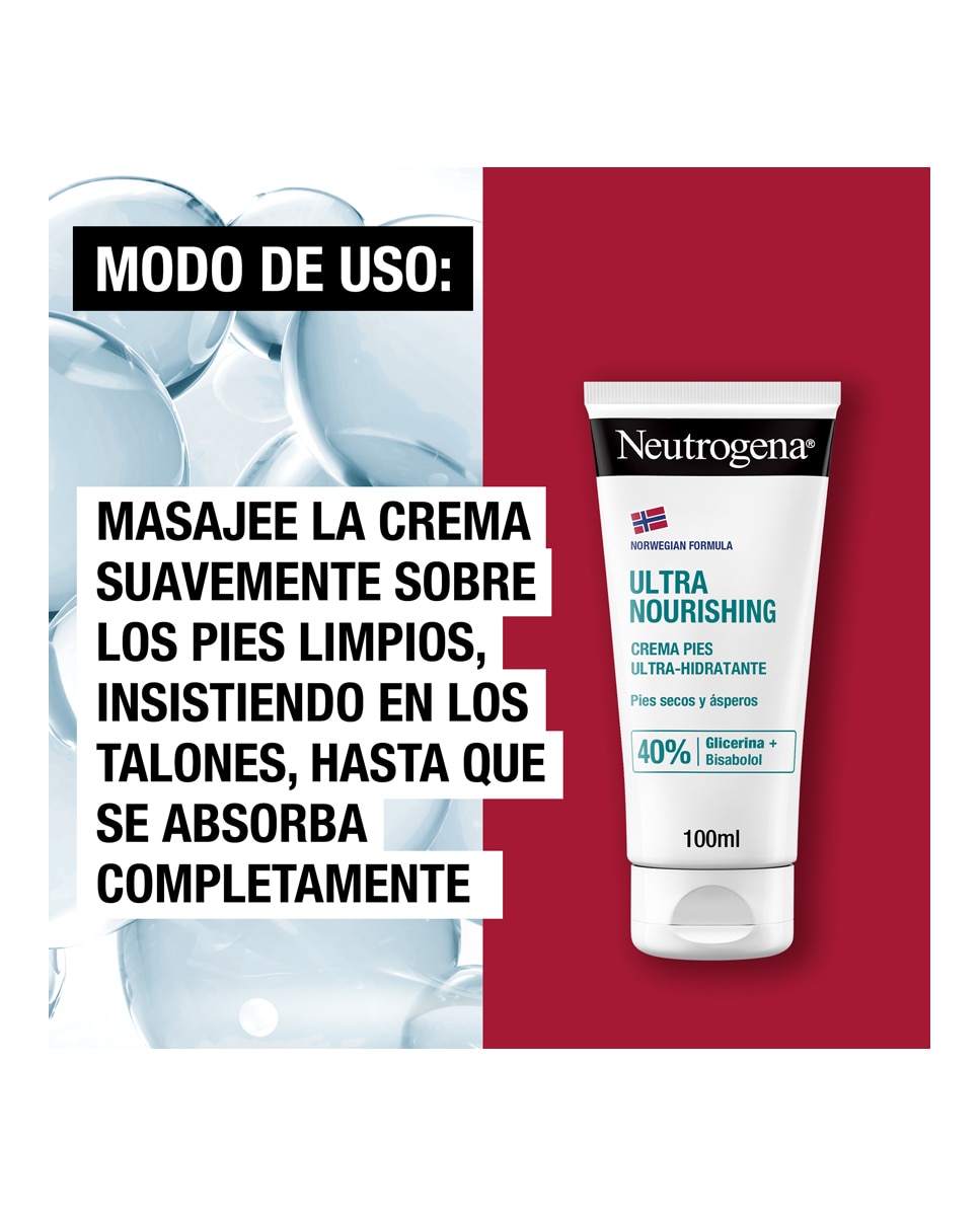Crema de Pies Ultra Hidratante, Pies Secos y Estropeados, Talones Agrietados, 100 mlNeutrogena - 100 ml 6