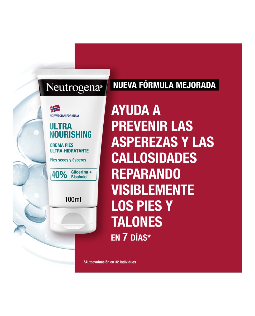Crema Ultra-Hidratante para Pies Secos y Estropeados Fórmula Noruega Neutrogena 2