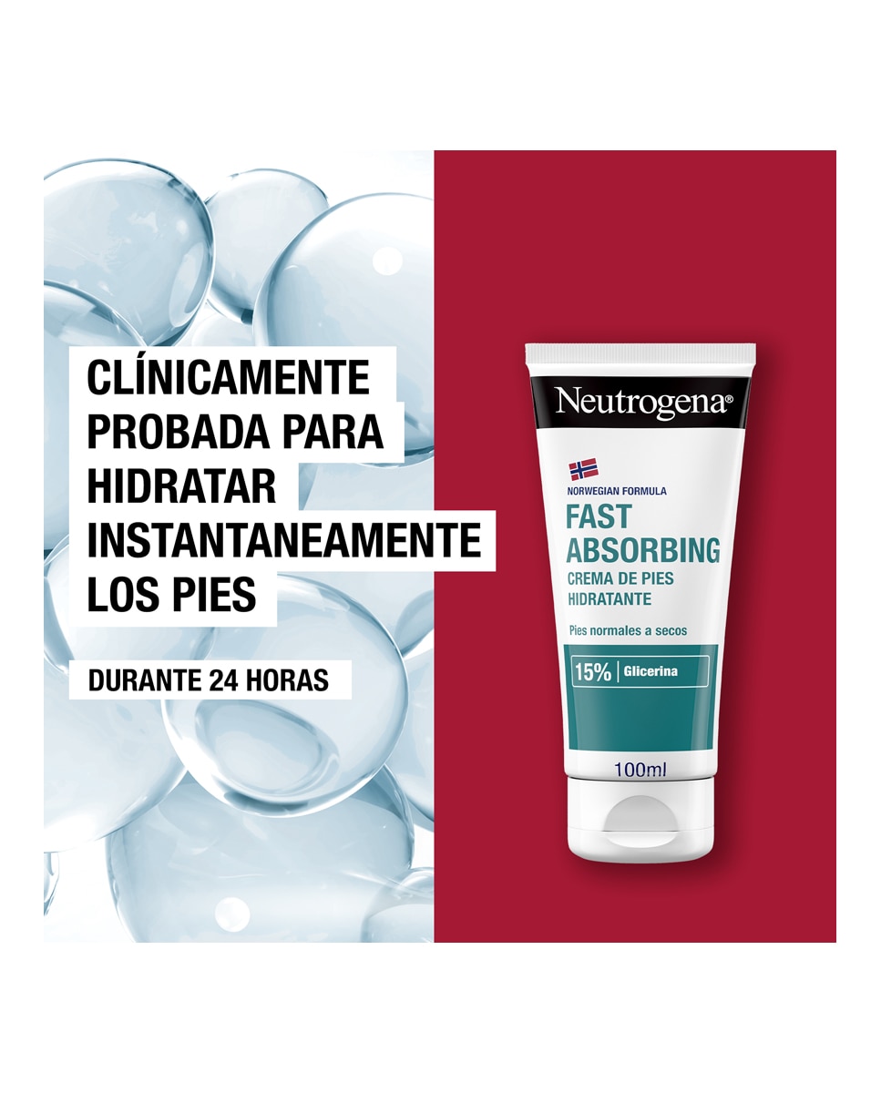 Crema de pies Absorción Inmediata Neutrogena - 100 ml 6