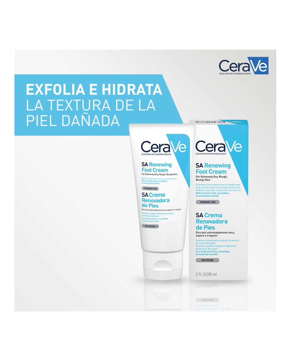 Crema Renovadora De Pies Cerave 88 ml 5