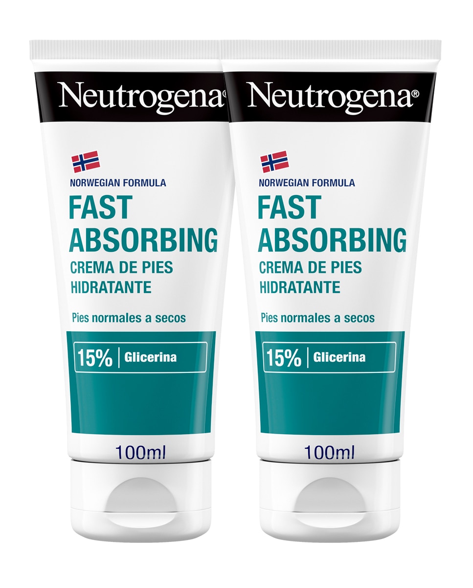 Pack Crema Pies Absorción Inmediata Fórmula Noruega Neutrogena 1