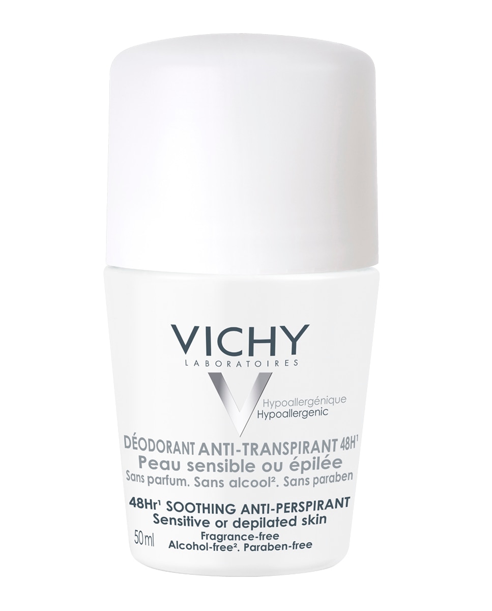 Imagen 1 de Desodorante bola reguladora piel sensible 48h apto para piel sensible o recién depilada 50 ml Vichy