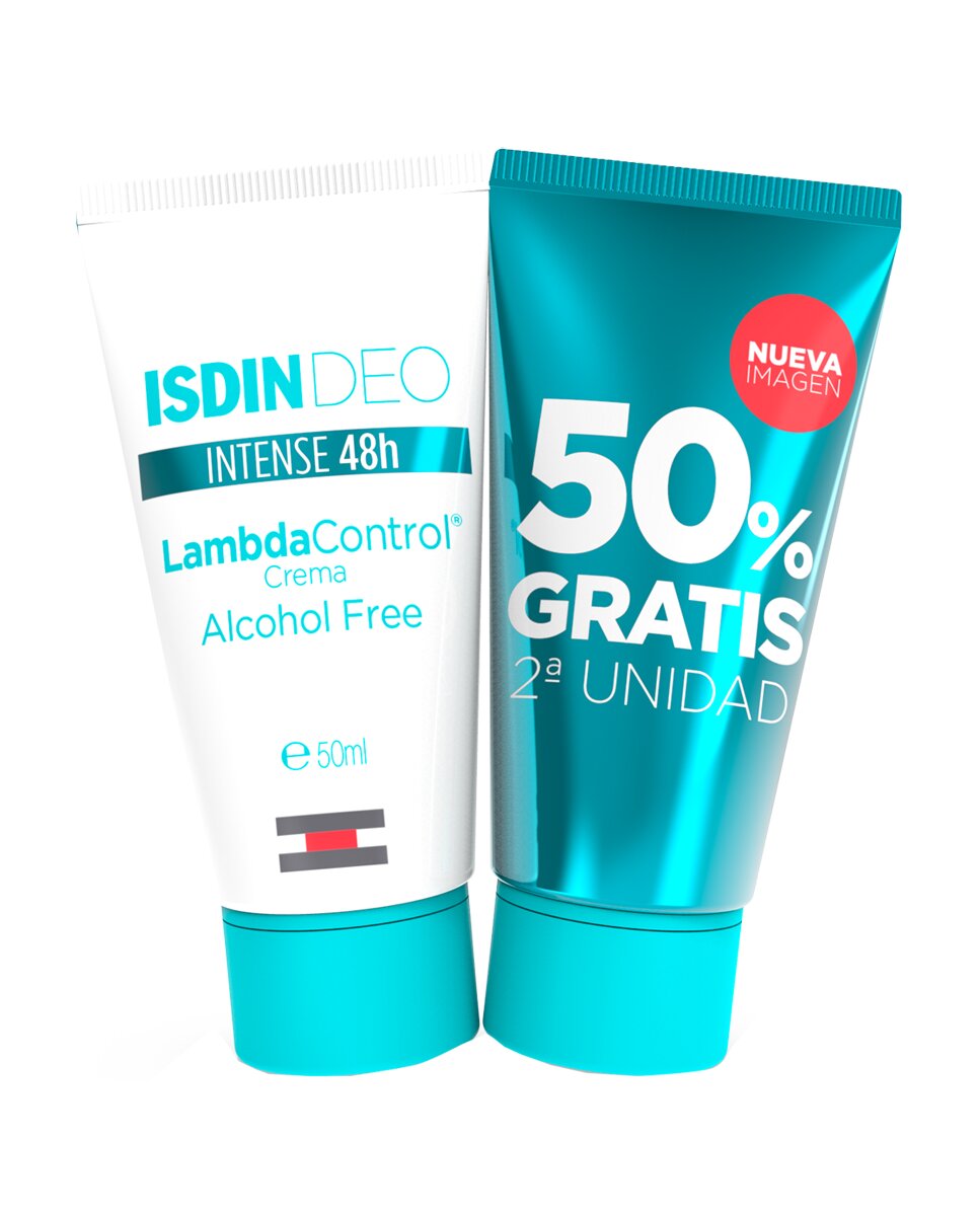 Isdin - Duplo desodorante crema Lambda Control Isdin.