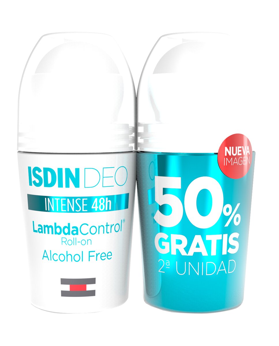 Isdin - Duplo desodorante roll-on Lambda Control Isdin.