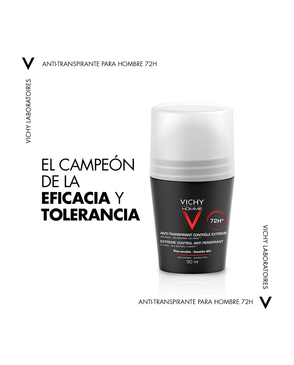 Desodorante Bola Antitranspirante 72H 50 ml Vichy Homme - 50 ml 4