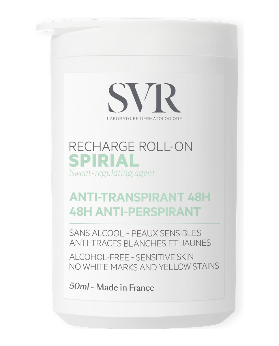 Svr - Recarga Desodorante Roll-On Antitranspirante 48 horas Spirial 50 ml SVR.