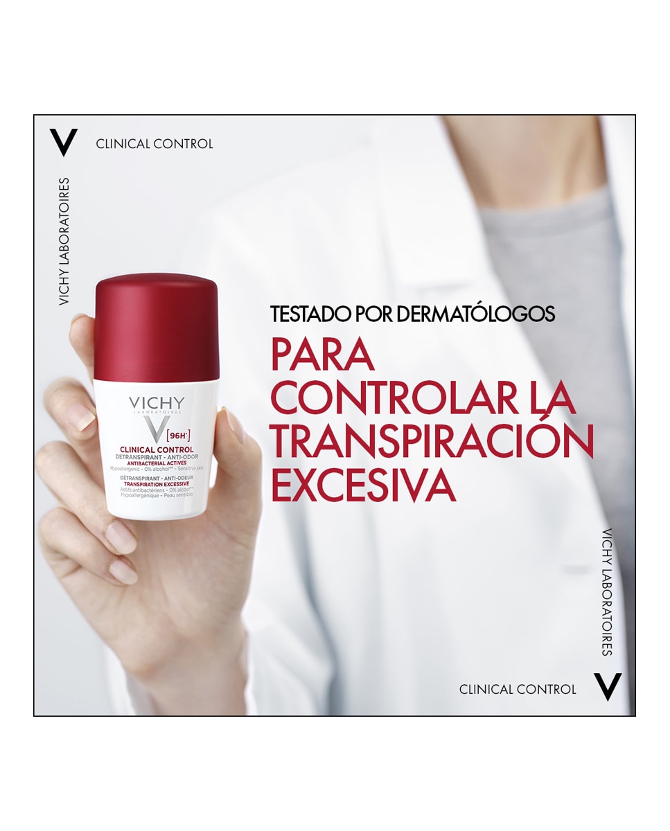 Imagen 10 de Desodorante Roll-on Clinical Control 96H Vichy - 50 ml