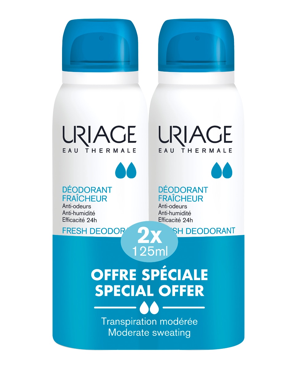 Uriage - Duplo Desodorante en spray Frescor Uriage.