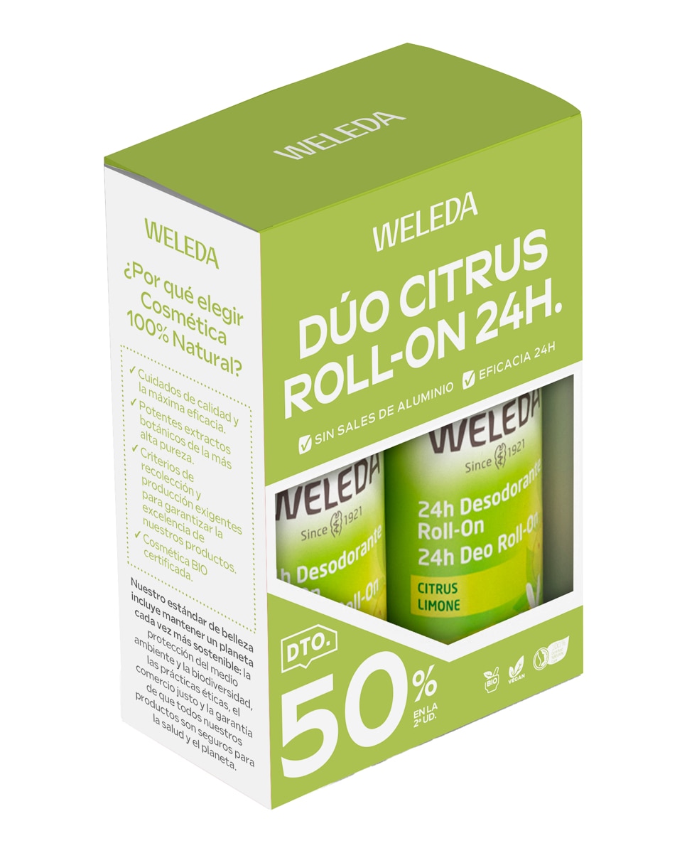 Weleda - Duplo Desodorante Roll-on Citrus Weleda.