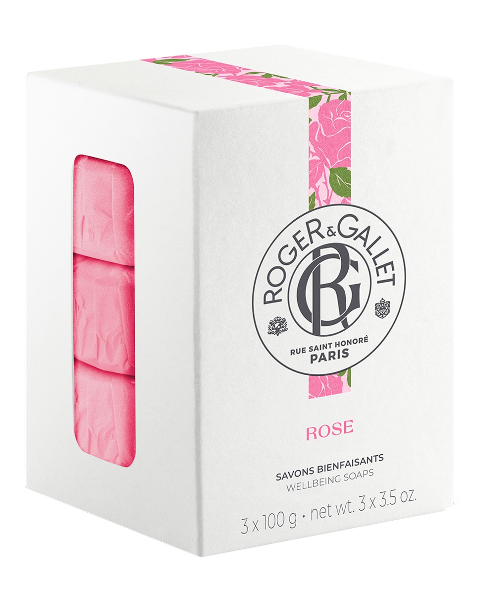 Imagen 0 de Jabón Rose Savon 3X100 g Roger & Gallet
