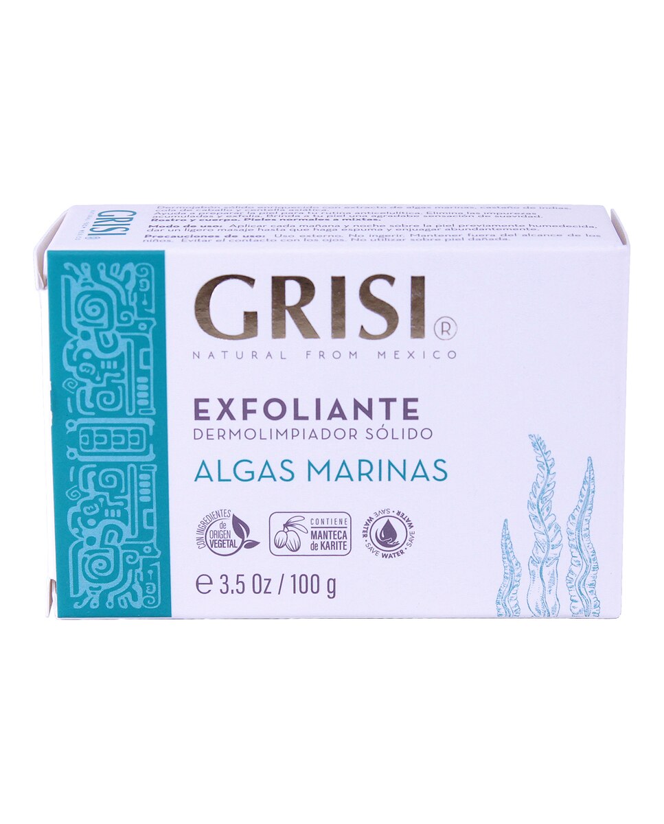 Imagen 0 de Dermolimpiador Sólido Algas Marinas 100 Gr Grisi