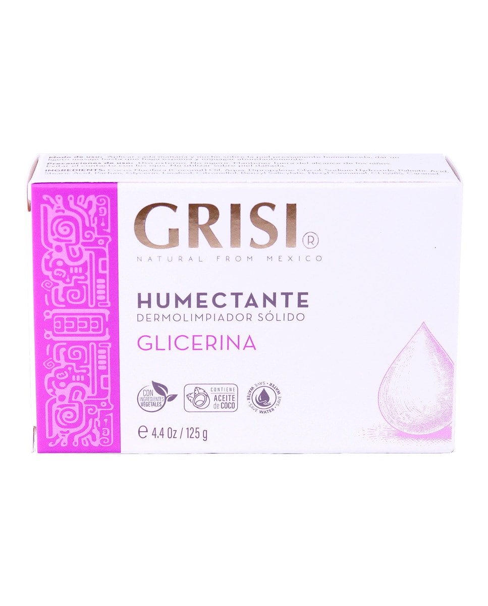 Dermolimpiador Sólido Glicerina Gris - 125 gr 2