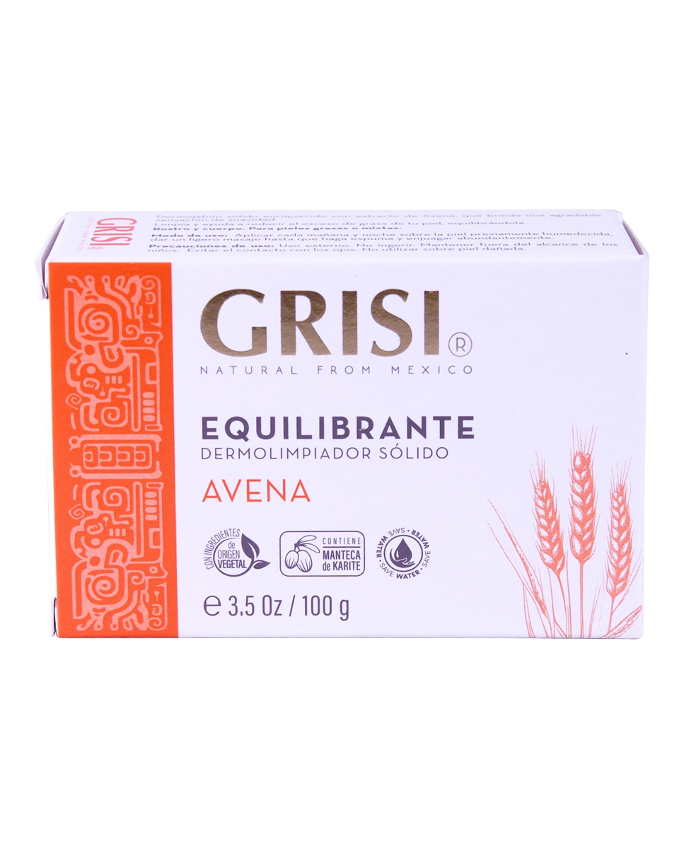 Imagen 0 de Dermolimpiador Sólido Avena 100 Gr Grisi