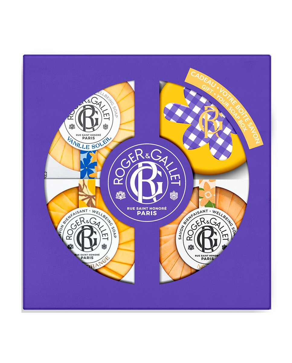 Roger&Gallet - Estuche 3 Jabones Bienestar Vanille Soleil, Néroli, Bois d’Orange Roger & Gallet.