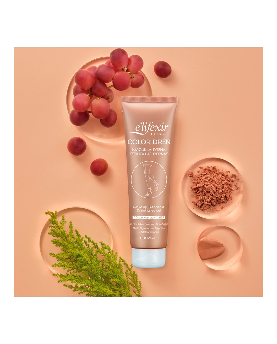 Maquillaje Para Piernas Color Dren E'lifexir - 150 ml 4