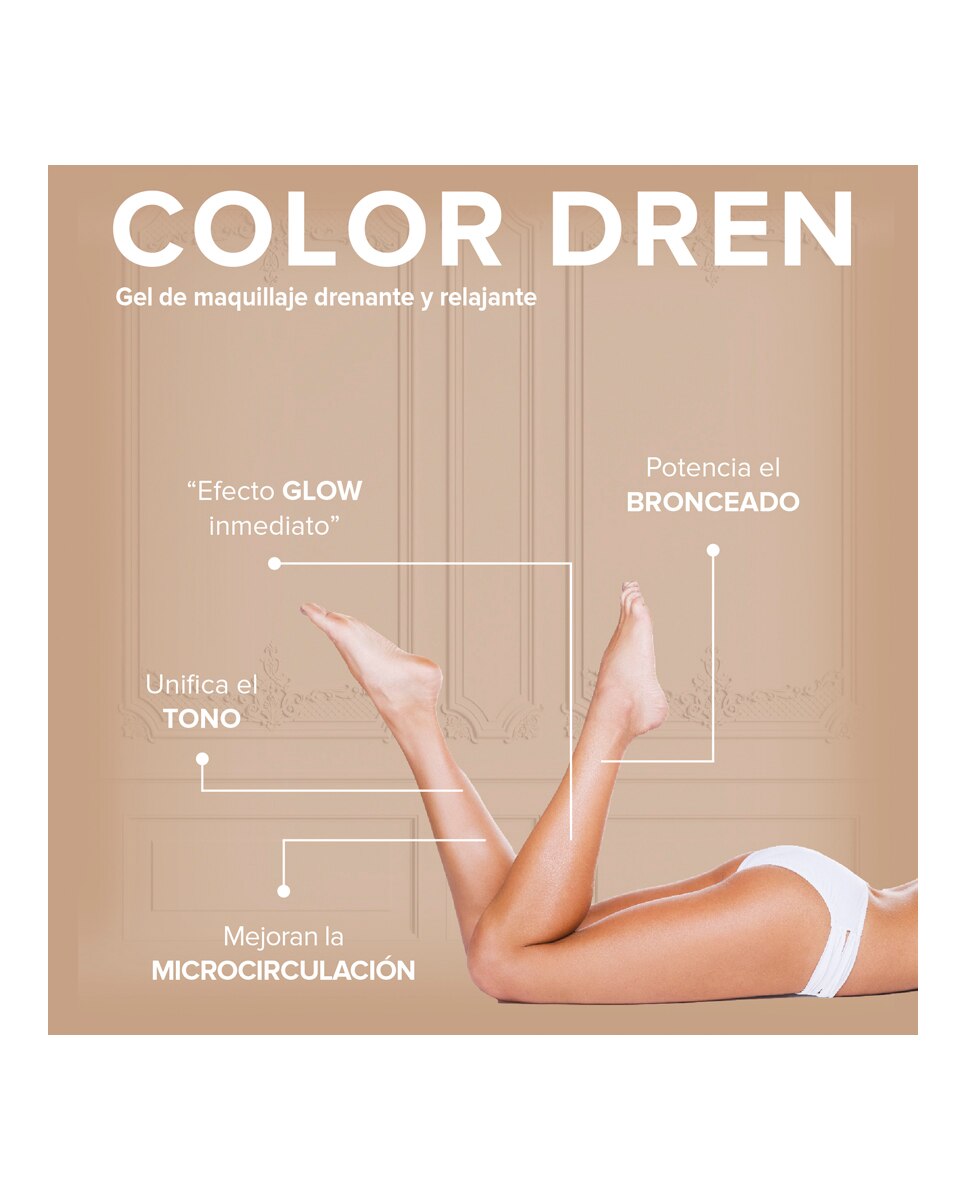 Maquillaje Para Piernas Color Dren E'lifexir - 150 ml 6