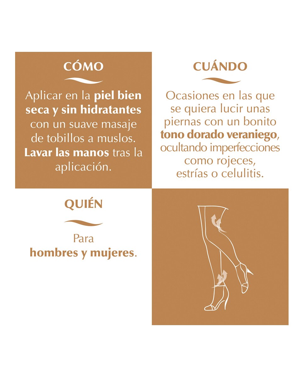 Maquillaje Para Piernas Color Dren E'lifexir - 150 ml 7