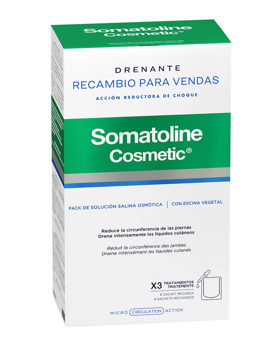 Somatoline - Recambio para Vendas Drenantes Somatoline Cosmetic.